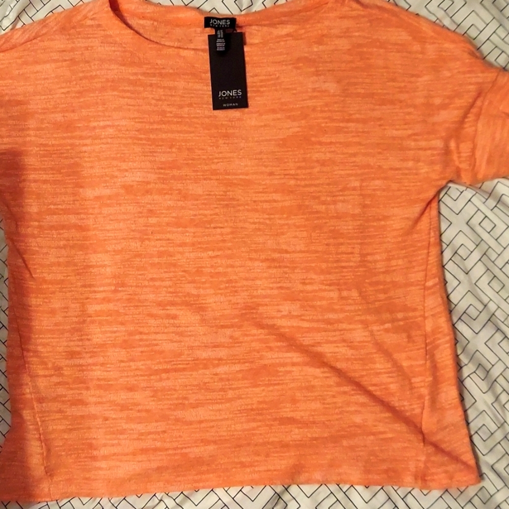 NWT Jones New York Short sleeve Light Sweater